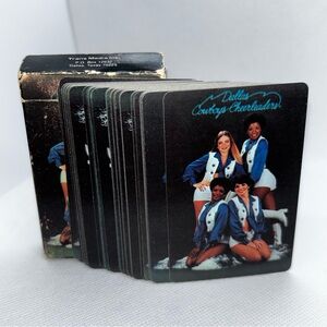 Vintage Dallas Cowboys Cheerleaders Playing Cards 1978 Complete Deck Distressed